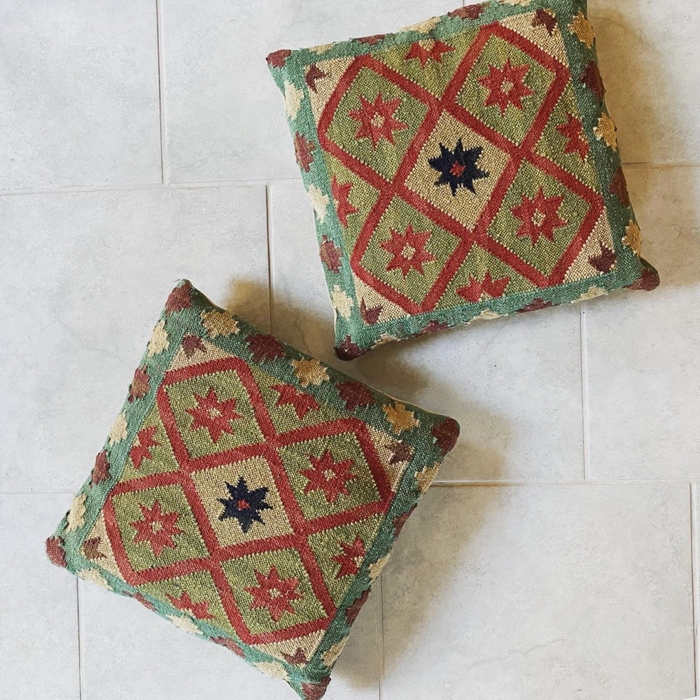 Turkish Vintage 💯 Wool Decor pillow